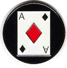 Ace of Diamonds Ball Marker