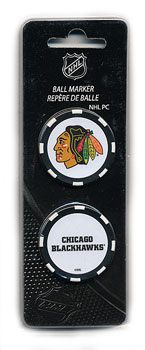 Chicago Black Hawks Poker Chip Ball Marker