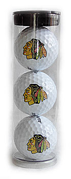 Chicago Black Hawks NHL Golf Balls