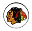 Chicago Black Hawk Ball Marker